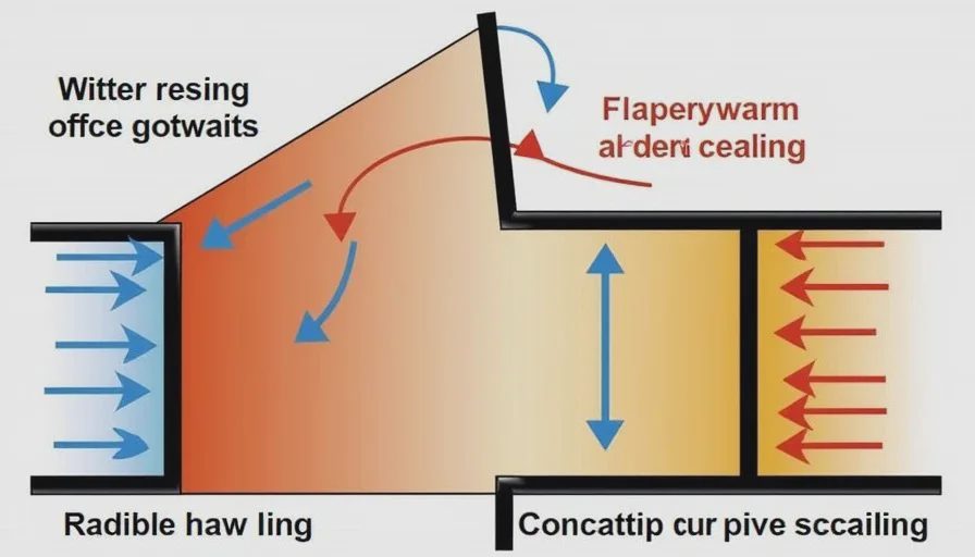 Thermal comfort – high vs low ceiling heat movement.